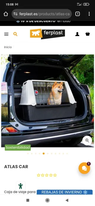 Transportín Perro Ferplast Atlas Car