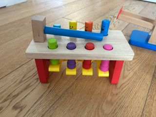 Lote Juguetes Madera y Bioplástico Bebé