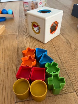 Lote Juguetes Madera y Bioplástico Bebé