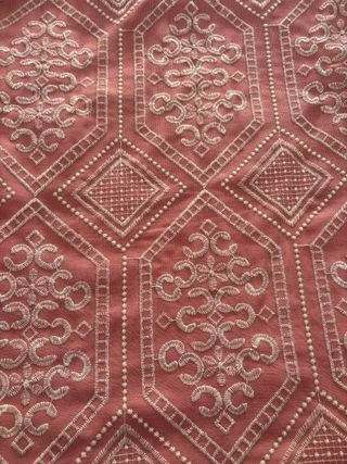 Kimono rosa bordado talla única