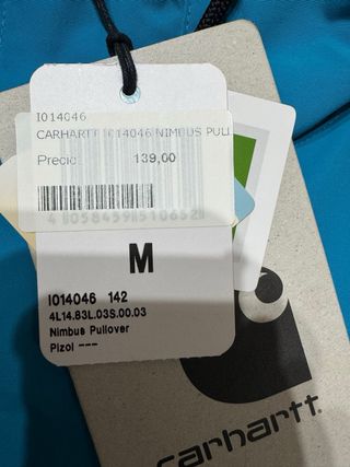 Chaqueta Canguro Carhartt Azul