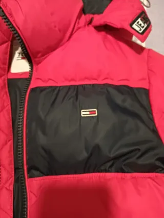 Cazadora Tommy Hilfiger Roja y Blanca