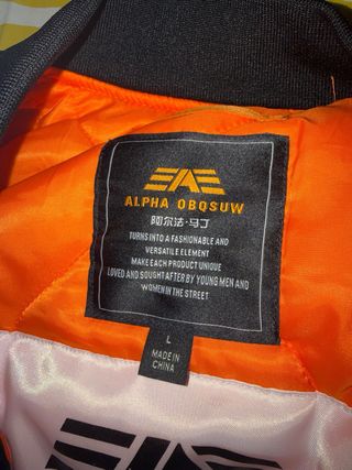 Cazadora Bomber MA1 Brandit Negra