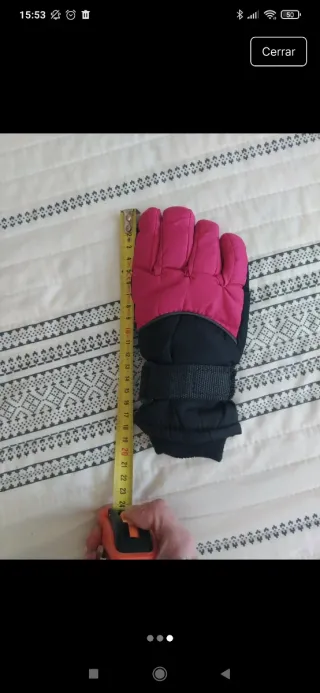 Guantes de esquí infantiles (2 pares)