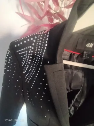 Chaqueta H&M Negra Mujer Talla 44