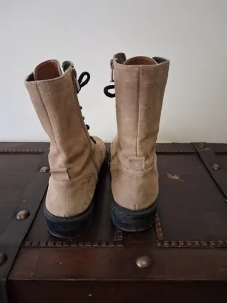 Botas Zara Serraje Beige