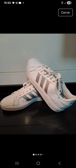 Zapatillas Adidas, usadas 1vez.Talla exacta 41 1/3