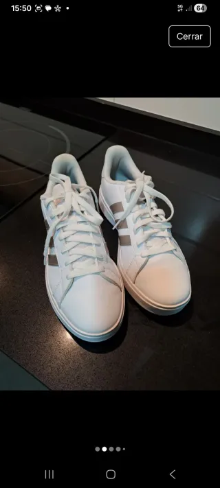 Zapatillas Adidas, usadas 1vez.Talla exacta 41 1/3