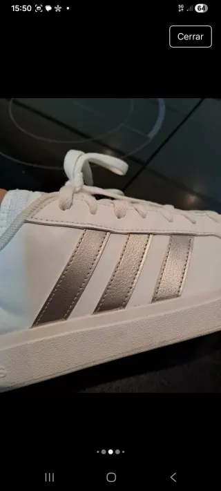 Zapatillas Adidas, usadas 1vez.Talla exacta 41 1/3