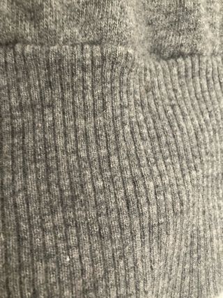 Zara Top Gris Sin Mangas con Capucha Talla M, over