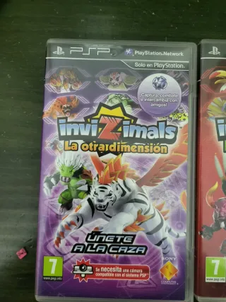 Lote 4 juegos PSP: Invizimals, Harry Potter...