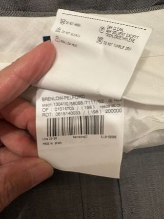 Pantalón de vestir gris caballero