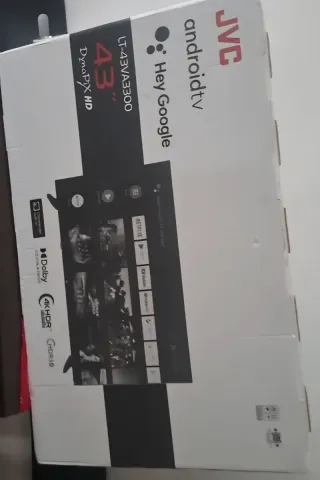 Smart LED TV JVC 43 Android TV 4K HDR con wifi