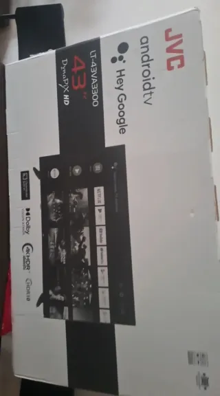 Smart LED TV JVC 43 Android TV 4K HDR con wifi