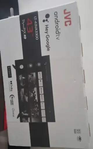 Smart LED TV JVC 43 Android TV 4K HDR con wifi