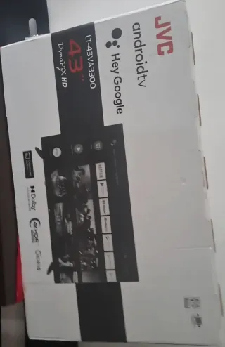 Smart LED TV JVC 43 Android TV 4K HDR con wifi