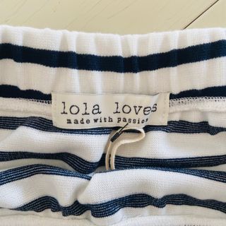 Falda larga rayas abertura lateral