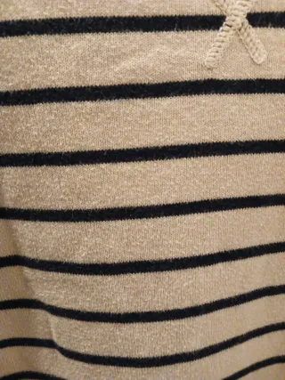 Jersey Freen Coast Rayas Beige y Negro
