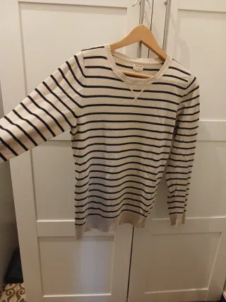 Jersey Freen Coast Rayas Beige y Negro