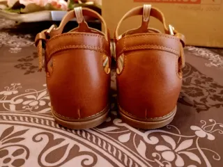 Sandalias Pikolinos Talla 38 Marrón/Blanco