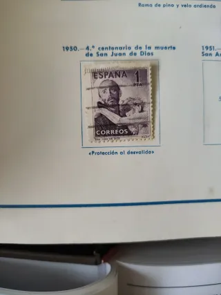 Sello España 1950 San Juan de Dios
