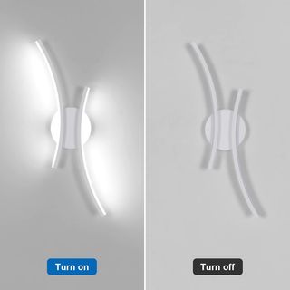 Aplique de pared LED 2 Piezas, 20W, 2250LM