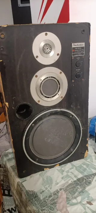 Altavoces Technics Negros y Plateados