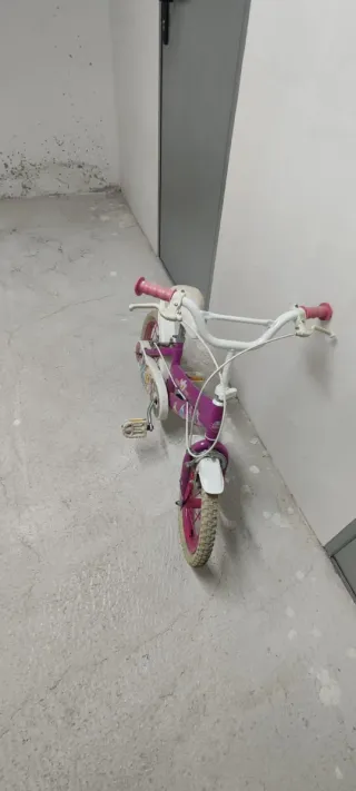Bicicleta infantil morada