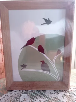 Quadro moderno uccelli