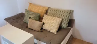 Sofá modular VidaXL con cojines