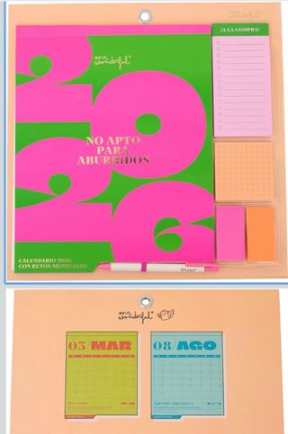 Calendario 2026 Mr. Wonderful en Madrid