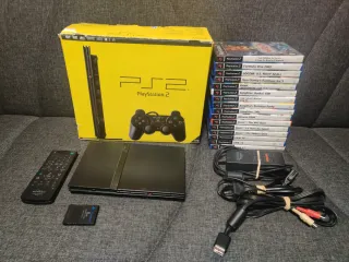 PlayStation 2 Negra + Juegos