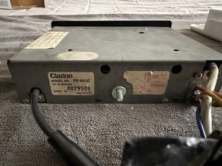 Radio Cassette autoreverse Clarion Coche Clásico
