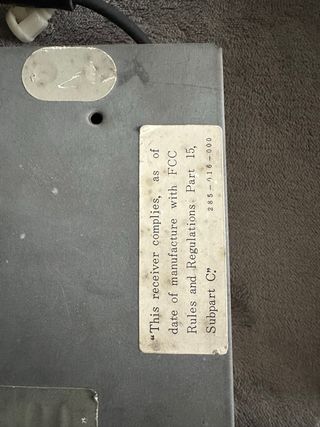 Radio Cassette autoreverse Clarion Coche Clásico