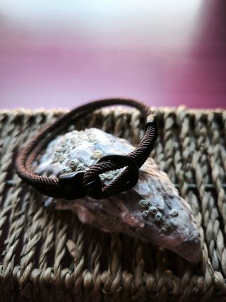 Lote 3 pulseras cuero y acero