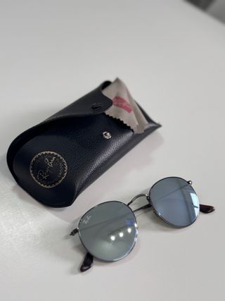 Gafas Ray-Ban originales. Lentes espejo redondo.