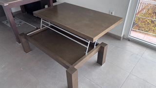 Mesa de centro elevable