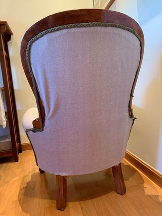 Butaca con reposapiés