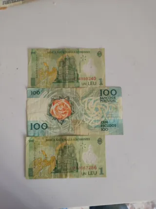 Billetes Rumanía y Portugal