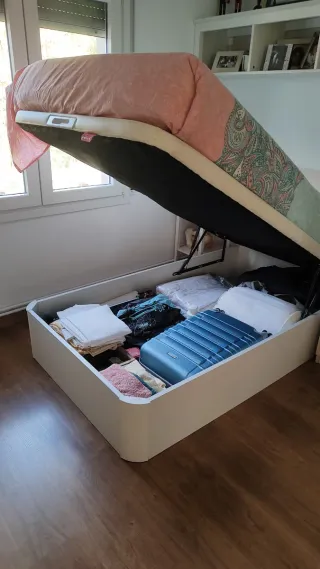 Cama canapé con colchón