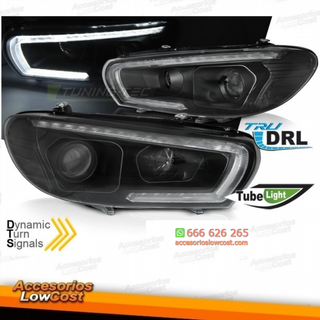 FAROS VW SCIROCCO 08-14 LUZ DIURNA REAL FONDO NEG