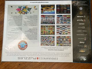 Puzzle 1000 piezas coches Volkswagen. Nuevo