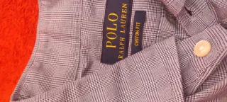 Camisa Polo Ralph Lauren Cuadros Rosa