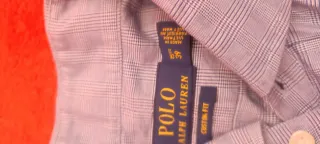 Camisa Polo Ralph Lauren Cuadros Rosa