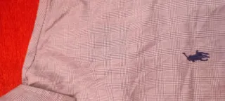 Camisa Polo Ralph Lauren Cuadros Rosa