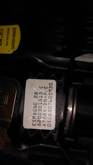 AIRBAG DELANTERO IZQUIERDO RENAULT MEGANE II