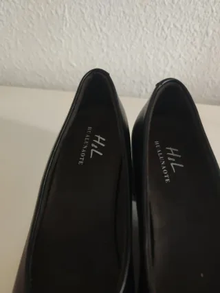 Zapatos negros tacón talla 38