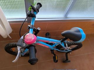 Bicicleta infantil azul ATRACTOR