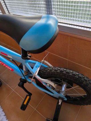 Bicicleta infantil azul ATRACTOR