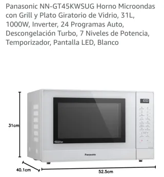 Microondas Panasonic Blanco